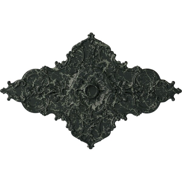 Ekena Millwork Melchor Diamond Medallion (Canopies up to 4"), 67 1/4"W x 43 3/8"H x 4"ID x 2"P, Painted Turtle CM70X43MLPTC - main